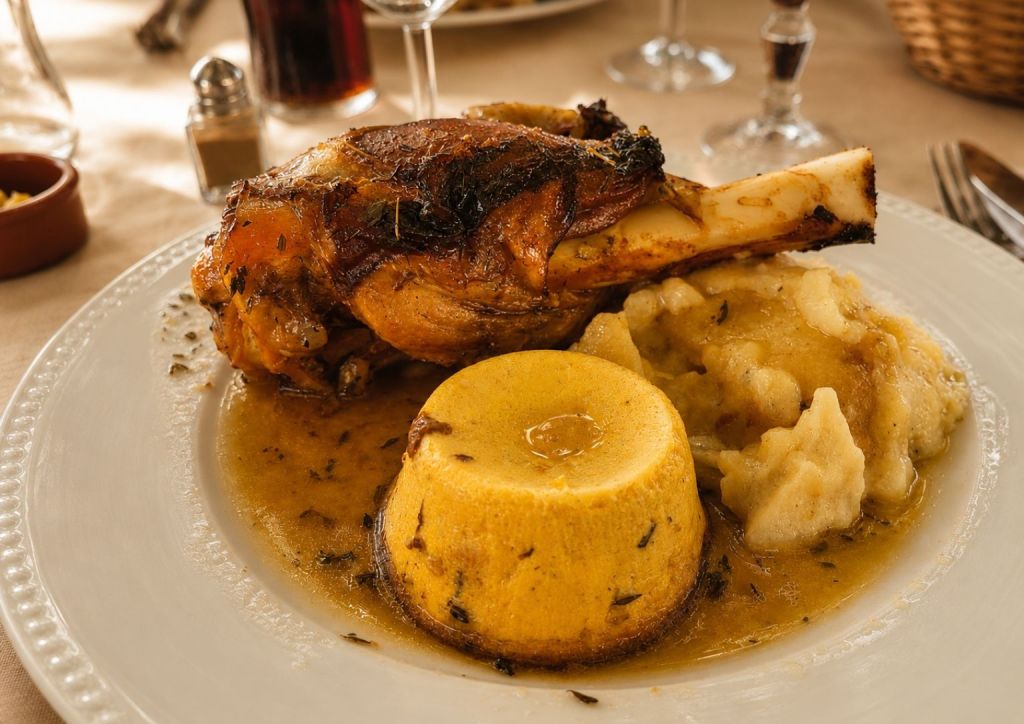 Plat du jour cuisse de poulet